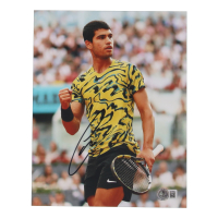 Carlos Alcaraz Signed 8x10 Photo (Beckett) at PristineAuction.com