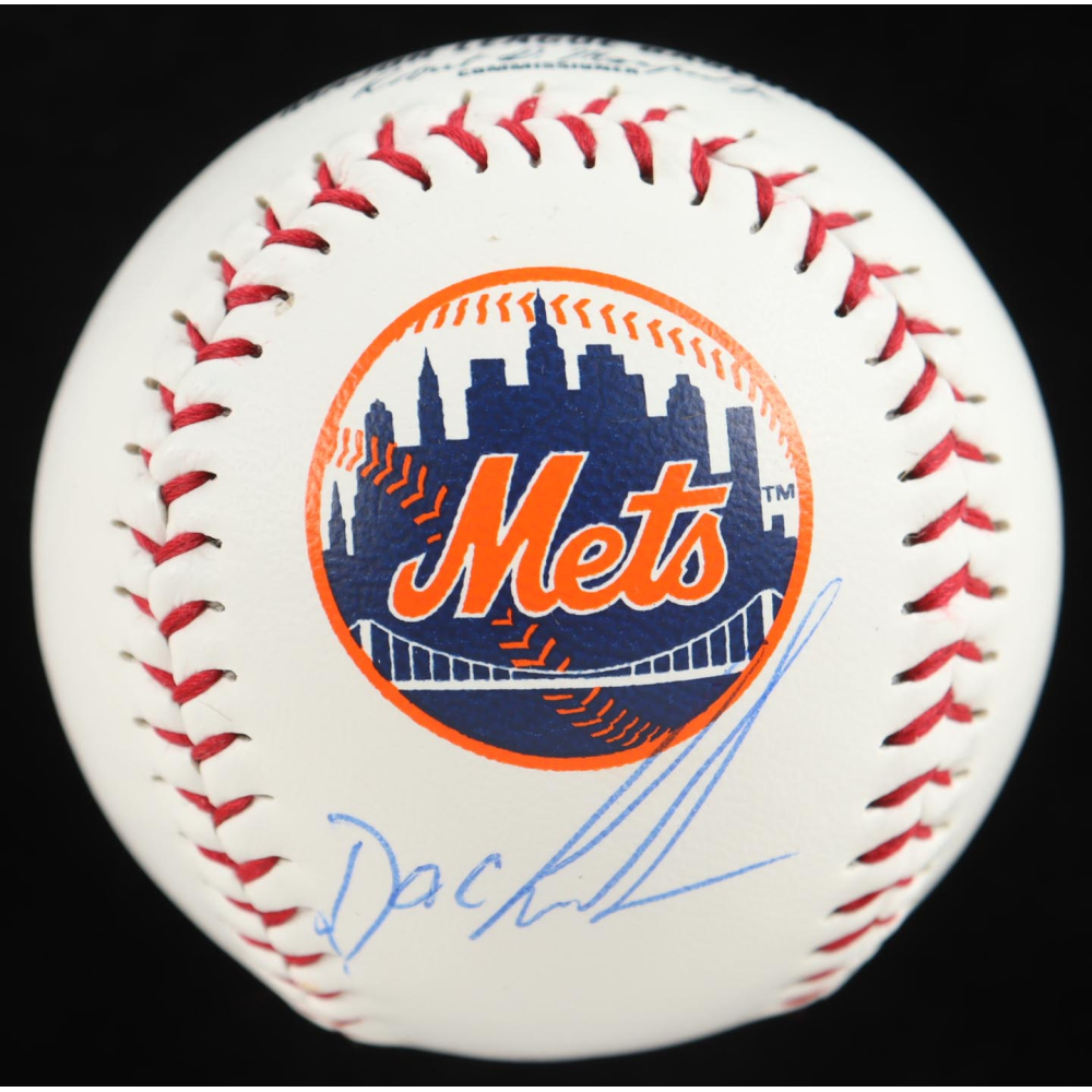 Dwight Gooden Signed Mets Logo Baseball (AWM) at PristineAuction.com