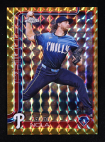 Aaron Nola 2025 Topps Chrome Gold Geometric Refractors #286 #31/50 at PristineAuction.com