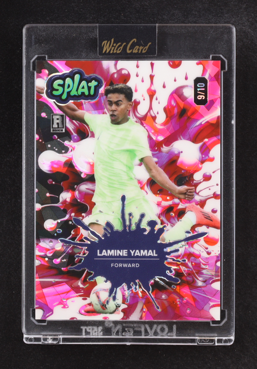 Lamine Yamal 2024 Wild Card Splat Pink Ice #SBPNK01-LY4 RC #9/10 at PristineAuction.com Lamine Yamal 2024 Wild Card Splat Pink Ice #SBPNK01-LY4 RC #9/10 at PristineAuction.com