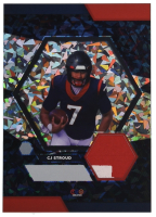C.J. Stroud 2024 TruSport Jumbo TruCreator Cracked Ice #9 JSY at PristineAuction.com