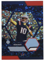 Drake Maye 2024 TruSport Jumbo Trucreator Cracked Ice #10 #JCDM JSY RC at PristineAuction.com