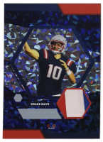 Drake Maye 2024 TruSport Jumbo Trucreator Cracked Ice #10 #JCDM JSY RC at PristineAuction.com