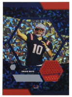 Drake Maye 2024 TruSport Jumbo Trucreator Cracked Ice #10 #JCDM JSY RC at PristineAuction.com