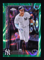 Aaron Judge 2025 Topps Chrome Green Lava Refractors #99 #27/99 at PristineAuction.com