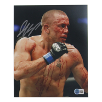Georges St-Pierre Signed UFC 8x10 Photo (Beckett) at PristineAuction.com