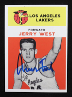 Jerry West Signed Custom Rookie Reprint Card (Beckett) at PristineAuction.com