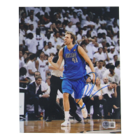 Dirk Nowitzki Signed Mavericks 8x10 Photo (Beckett) at PristineAuction.com