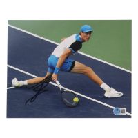 Jannik Sinner Signed 8x10 Photo (Beckett) at PristineAuction.com