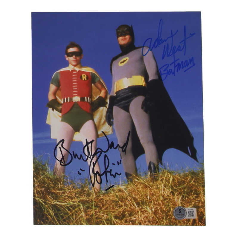 Adam West & Burt Ward Signed "Batman" 8x10 Photo Inscribed "Batman" & "Robin" (Beckett) at PristineAuction.com Adam West & Burt Ward Signed "Batman" 8x10 Photo Inscribed "Batman" & "Robin" (Beckett) at PristineAuction.com