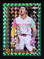 Jackson Merrill 2025 Topps Chrome Green Geometric Refractors #61 #76/99 at PristineAuction.com