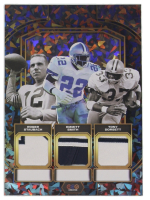 Roger Staubach | Emmitt Smith | Tony Dorsett 2024 TruSport Jumbo TruCreator Cracked Ice #TJCRSESTD JSY at PristineAuction.com