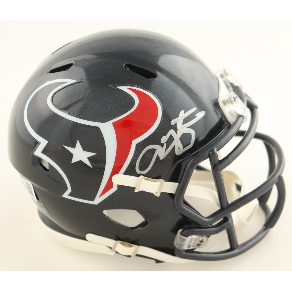 Arian Foster Signed Texans Speed Mini Helmet (Beckett) at PristineAuction.com