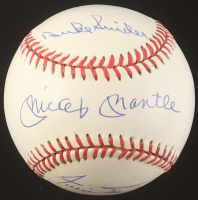 Mickey Mantle, Duke Snider, & Willie Mays Signed ONL Baseball (Beckett) at PristineAuction.com