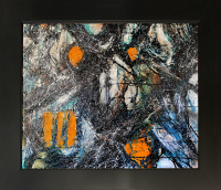Mark Lewis Custom Framed Original Painting On Canvas #016-25 (Lewis) at PristineAuction.com