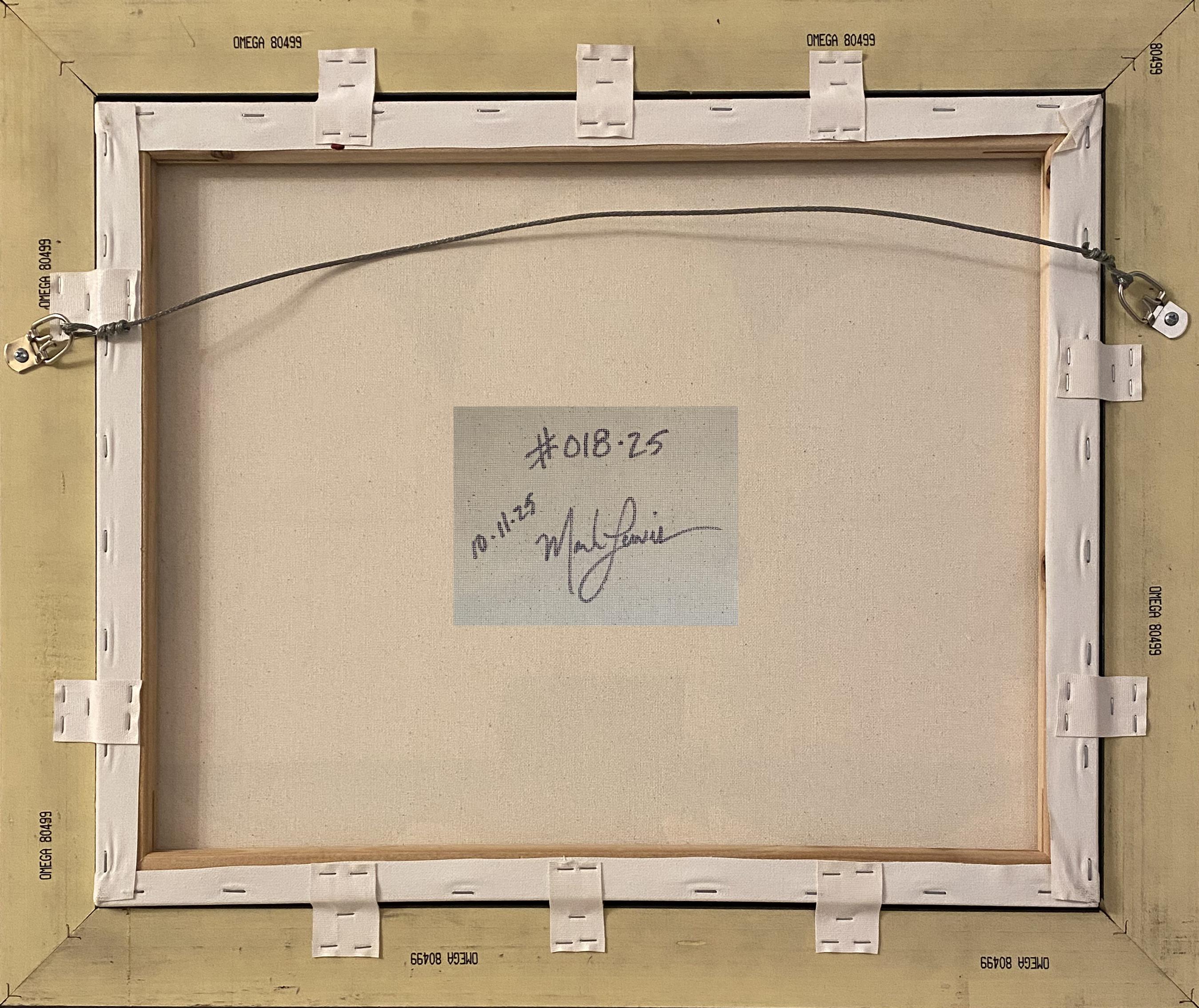 Mark Lewis Custom Framed Original Painting On Canvas #018-25 (Lewis) at PristineAuction.com Mark Lewis Custom Framed Original Painting On Canvas #018-25 (Lewis) at PristineAuction.com