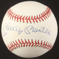 Mickey Mantle Signed OAL Baseball (Beckett) at PristineAuction.com