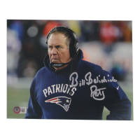 Bill Belichick Signed Patriots 8x10 Photo Inscribed "Pats" (Beckett) at PristineAuction.com