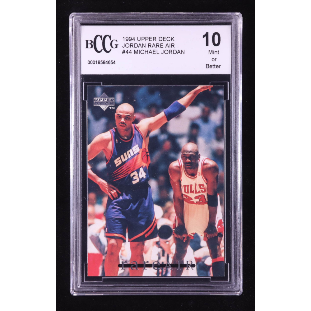 Michael Jordan 1994 Upper Deck Jordan Rare Air #44 (BCCG 10) at PristineAuction.com