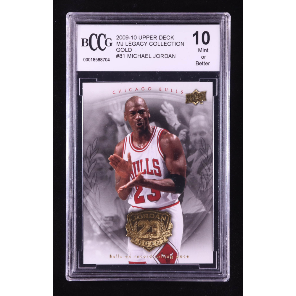Michael Jordan 2009-10 Upper Deck Michael Jordan Legacy Collection Gold #81 (BCCG 10) at PristineAuction.com