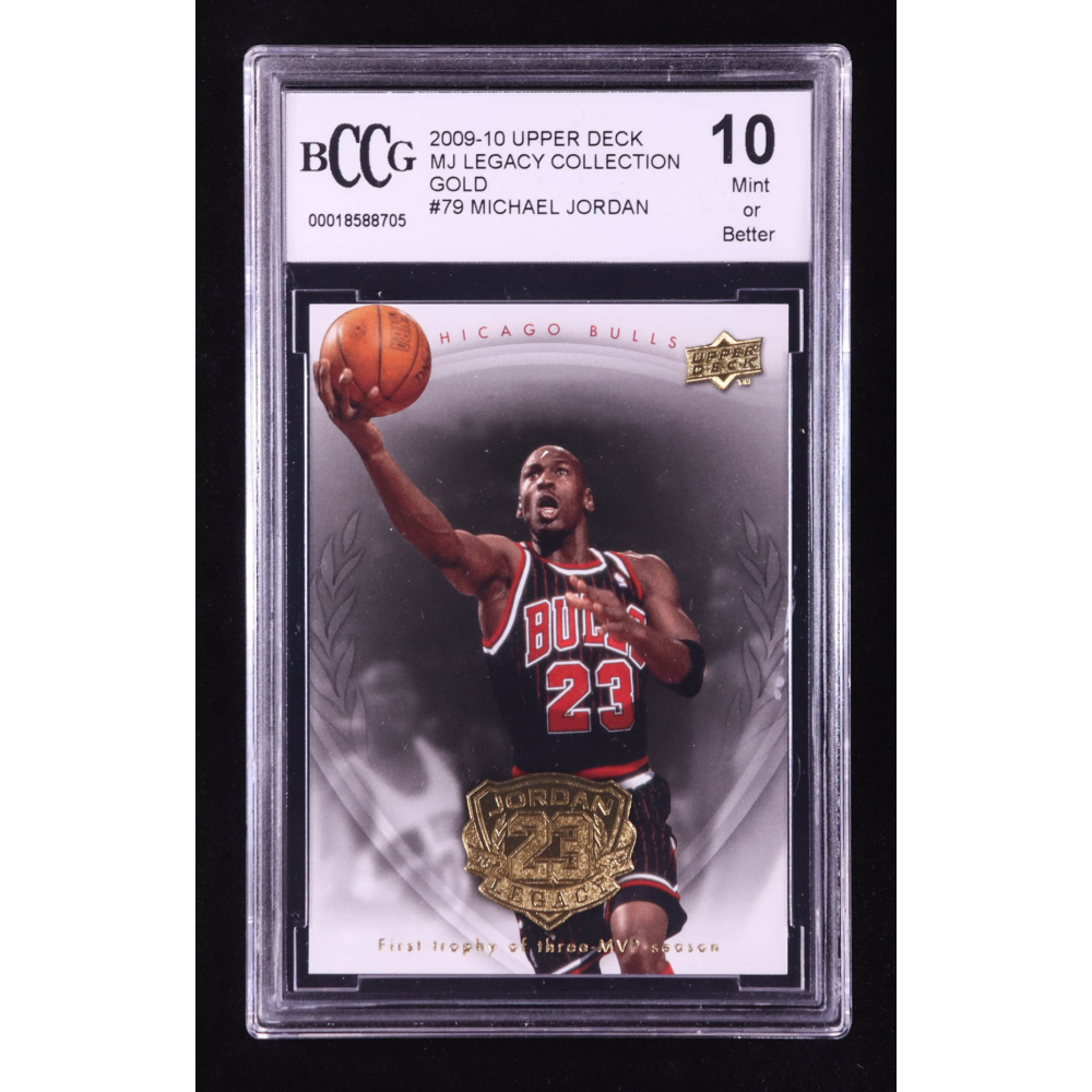 Michael Jordan 2009-10 Upper Deck Michael Jordan Legacy Collection Gold #79 (BCCG 10) at PristineAuction.com