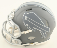 Cornelius Bennett Signed Bills Slate Alternate Speed Mini Helmet (JSA) at PristineAuction.com