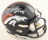 Derek Wolfe Signed Broncos Speed Mini Helmet (Beckett) at PristineAuction.com