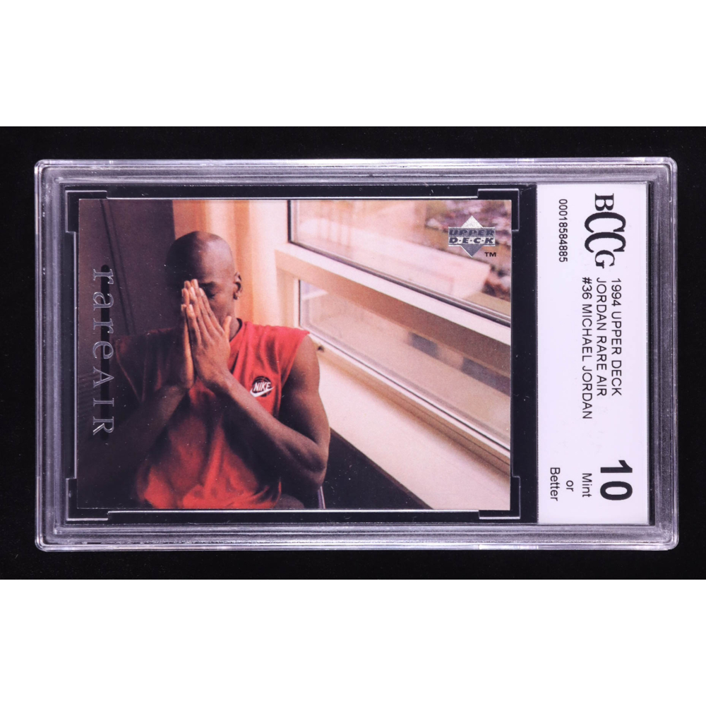 Michael Jordan 1994 Upper Deck Jordan Rare Air #36 (BCCG 10) at PristineAuction.com