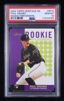 Paul Skenes 2024 Topps Heritage Rookie Performers #RP15 RC (PSA 10) at PristineAuction.com