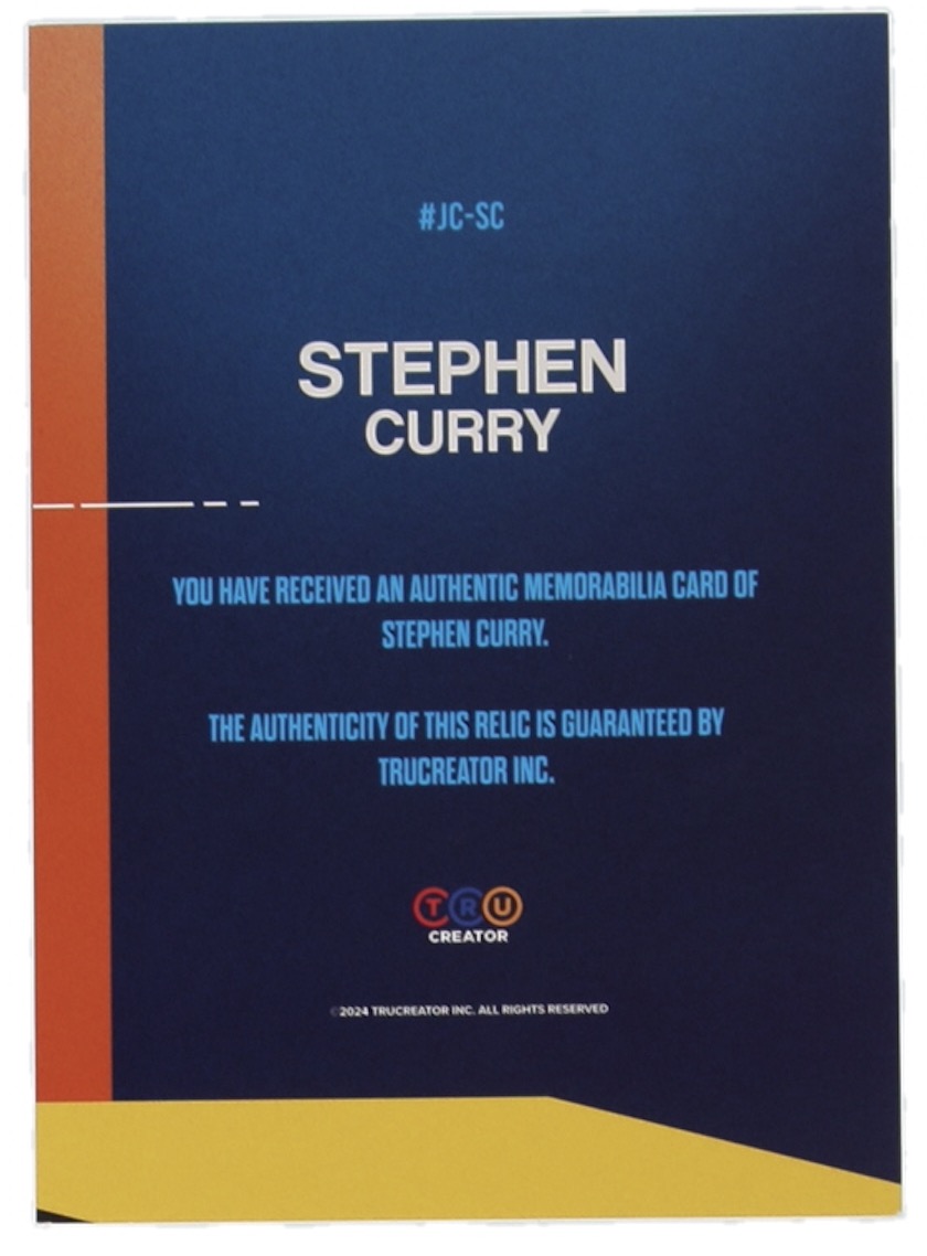Stephen Curry 2024 TruCreator Jumbo Cracked Ice #5 #JCSC JSY at PristineAuction.com Stephen Curry 2024 TruCreator Jumbo Cracked Ice #5 #JCSC JSY at PristineAuction.com