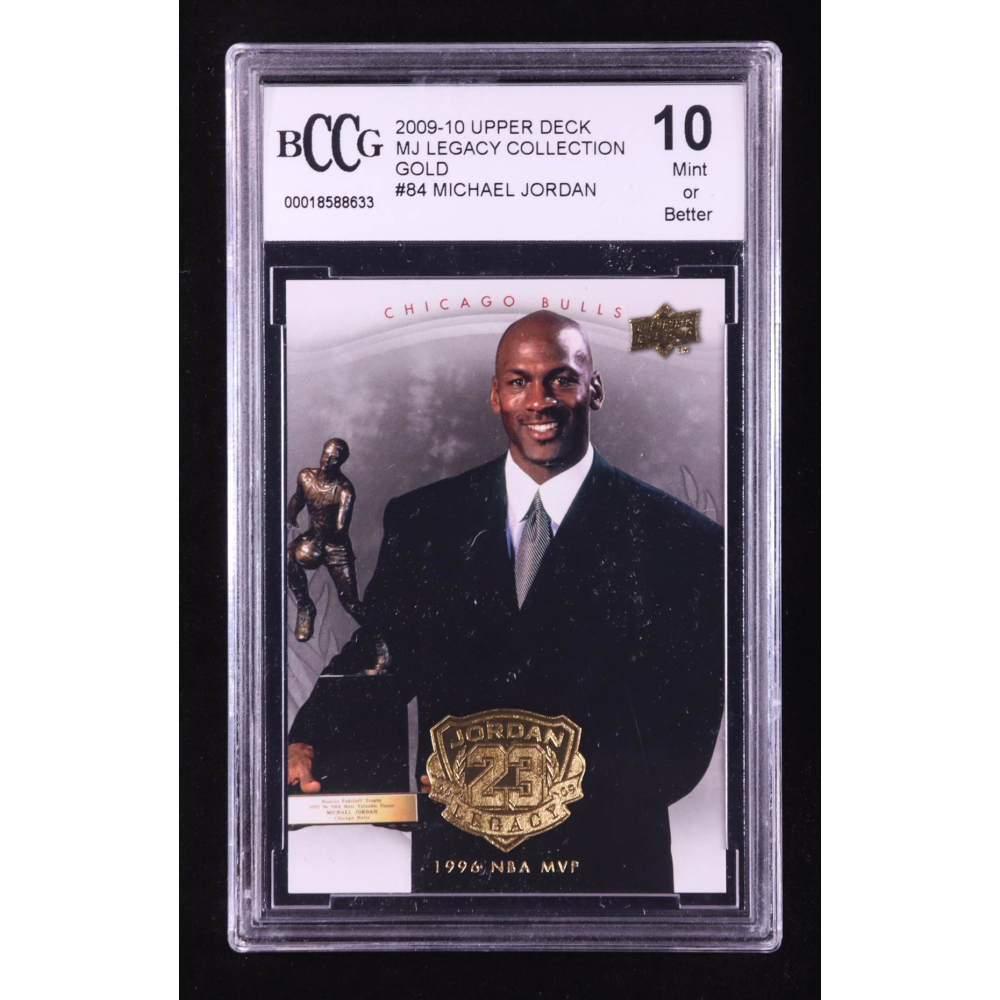 Michael Jordan 2009-10 Upper Deck Michael Jordan Legacy Collection Gold #84 (BCCG 10) at PristineAuction.com