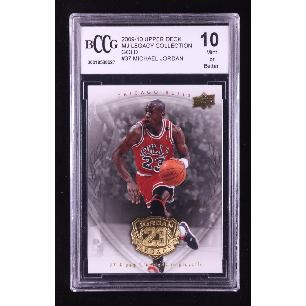 Michael Jordan 2009-10 Upper Deck Michael Jordan Legacy Collection Gold #37 (BCCG 10) at PristineAuction.com
