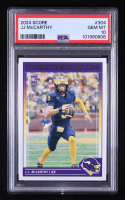 J.J. McCarthy 2024 Score #304 RC (PSA 10) at PristineAuction.com