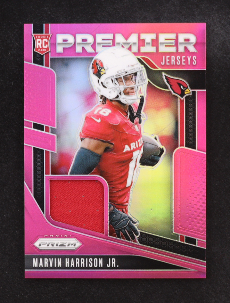 Marvin Harrison Jr. 2024 Panini Prizm Premier Jerseys Pink #7 RC