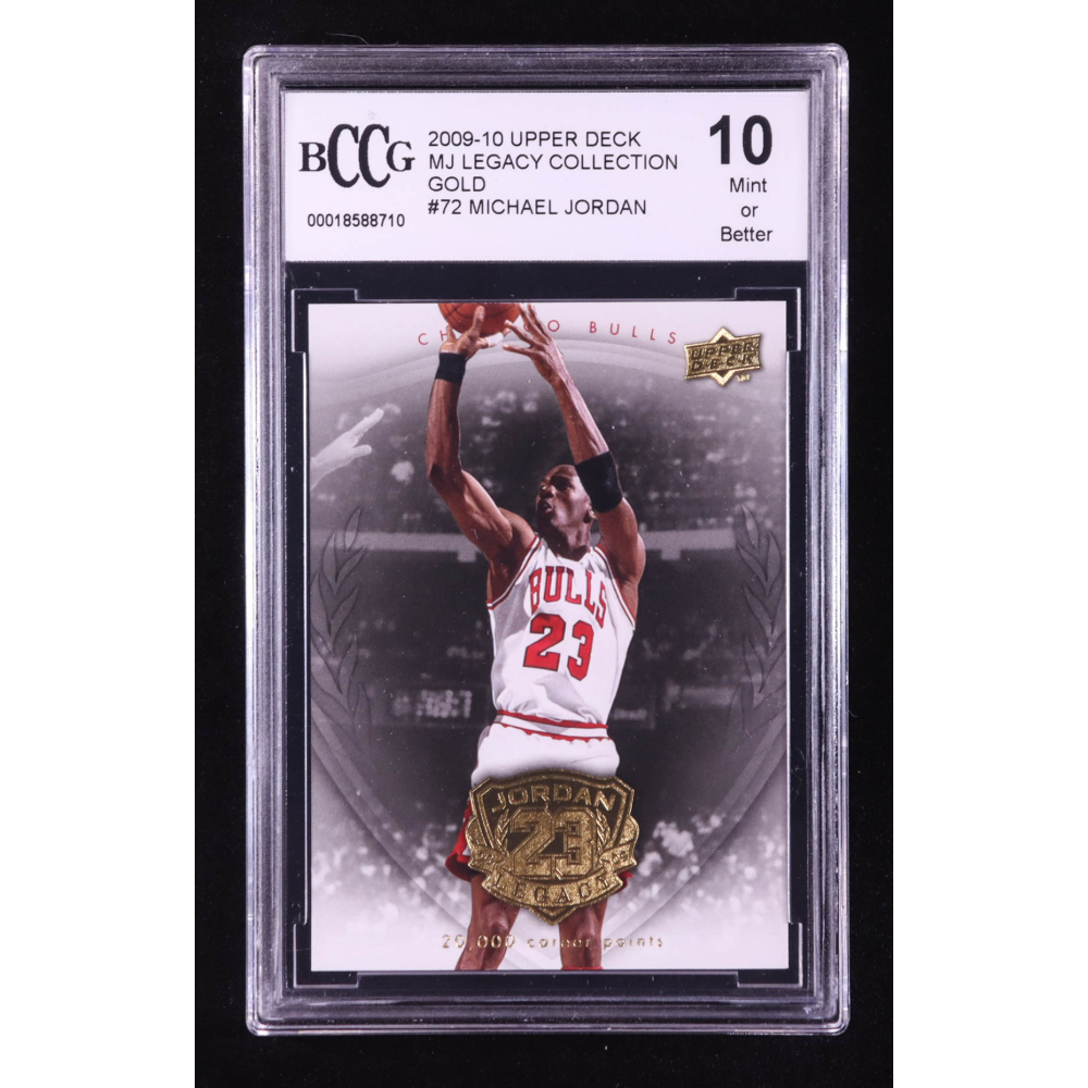 Michael Jordan 2009-10 Upper Deck Michael Jordan Legacy Collection Gold #72 (BCCG 10) at PristineAuction.com
