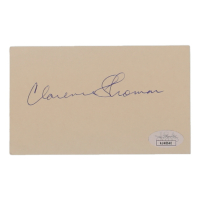 Clarence Thomas Signed Index Card (JSA) at PristineAuction.com