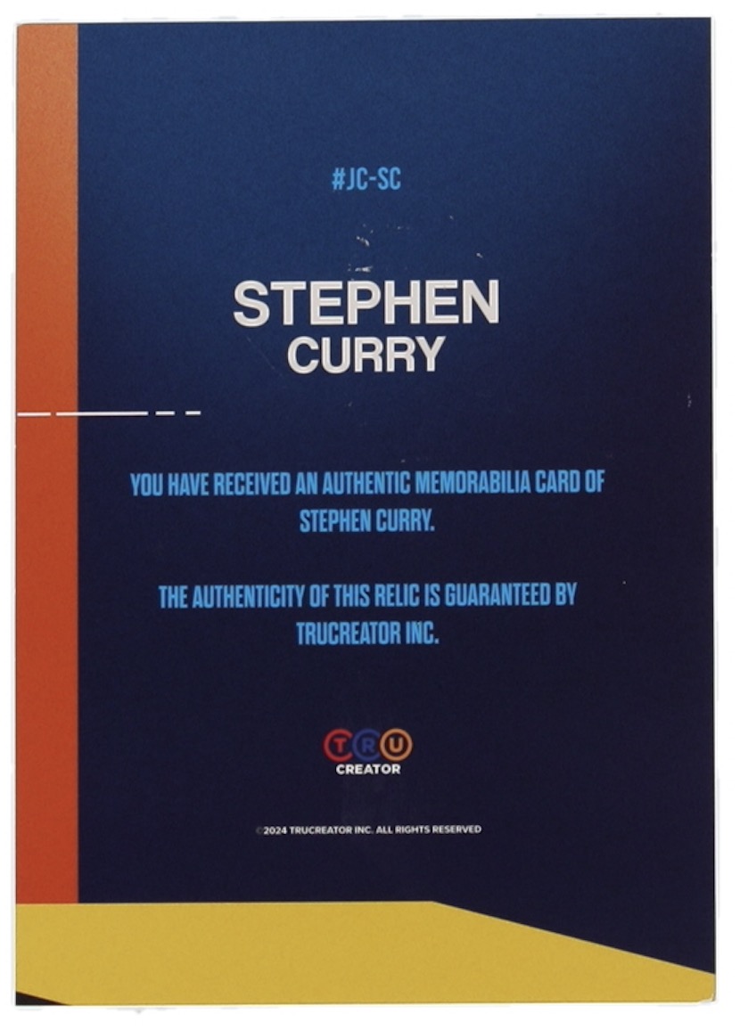 Stephen Curry 2024 TruCreator Jumbo Cracked Ice #5 #JCSC JSY at PristineAuction.com Stephen Curry 2024 TruCreator Jumbo Cracked Ice #5 #JCSC JSY at PristineAuction.com
