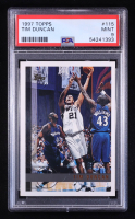 Tim Duncan 1997-98 Topps #115 RC (PSA 9) at PristineAuction.com