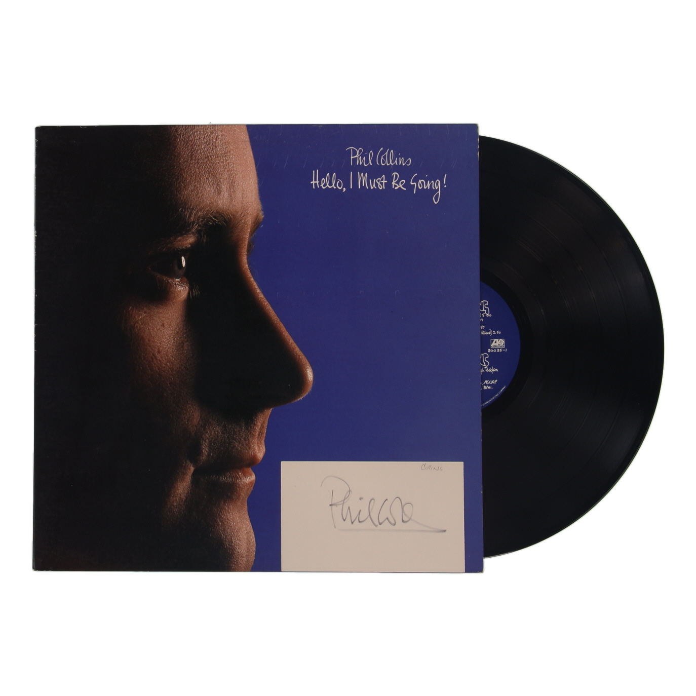 Phil Collins Signed Cut with "Hello, I Must Be Going" Vintage Vinyl LP Album & Record (Beckett) at PristineAuction.com Phil Collins Signed Cut with "Hello, I Must Be Going" Vintage Vinyl LP Album & Record (Beckett) at PristineAuction.com