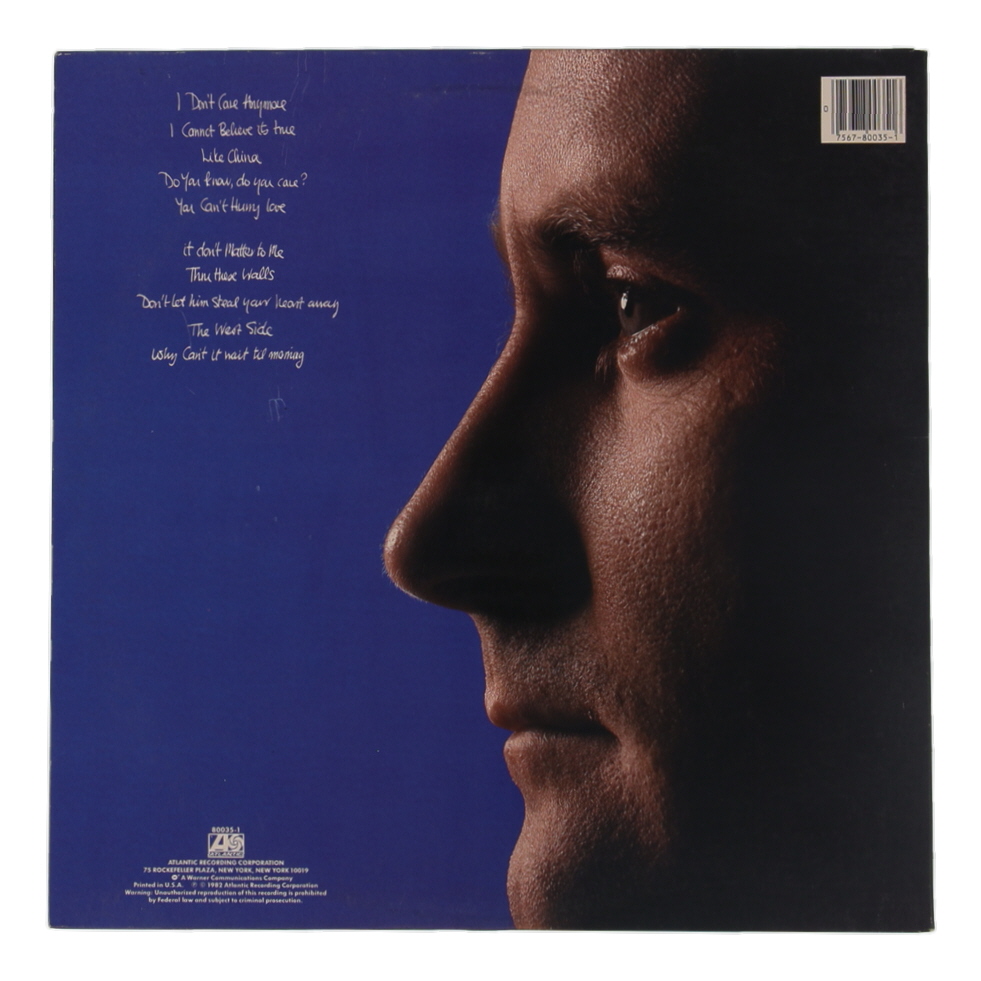 Phil Collins Signed Cut with "Hello, I Must Be Going" Vintage Vinyl LP Album & Record (Beckett) at PristineAuction.com Phil Collins Signed Cut with "Hello, I Must Be Going" Vintage Vinyl LP Album & Record (Beckett) at PristineAuction.com