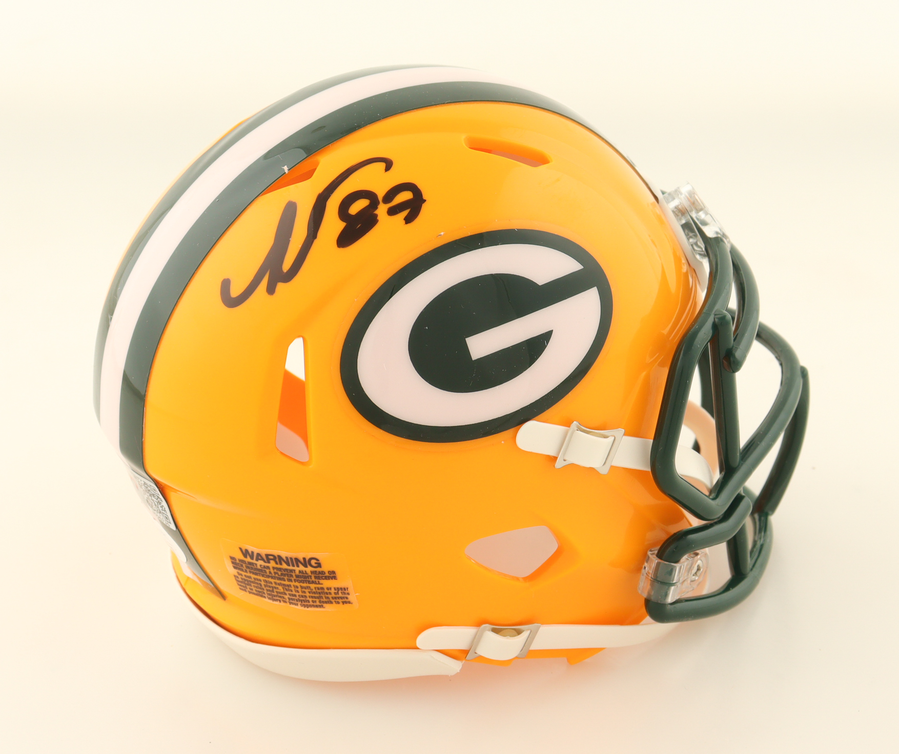 Romeo Doubs Signed Packers Speed Mini Helmet (JSA) at PristineAuction.com Romeo Doubs Signed Packers Speed Mini Helmet (JSA) at PristineAuction.com