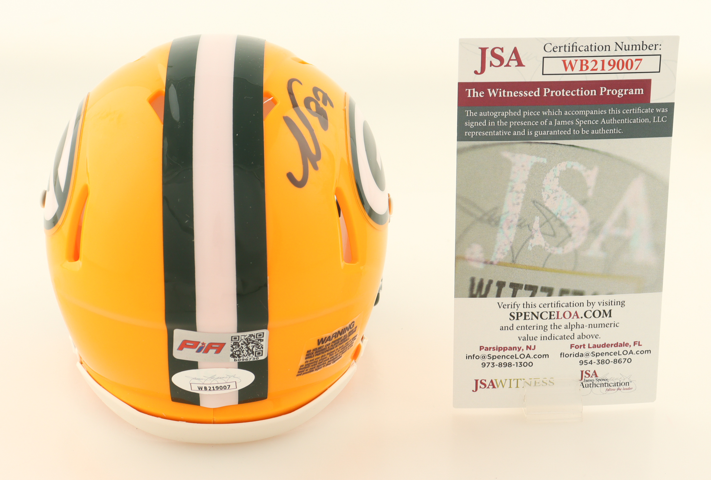 Romeo Doubs Signed Packers Speed Mini Helmet (JSA) at PristineAuction.com Romeo Doubs Signed Packers Speed Mini Helmet (JSA) at PristineAuction.com