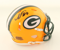 Romeo Doubs Signed Packers Speed Mini Helmet (JSA) at PristineAuction.com