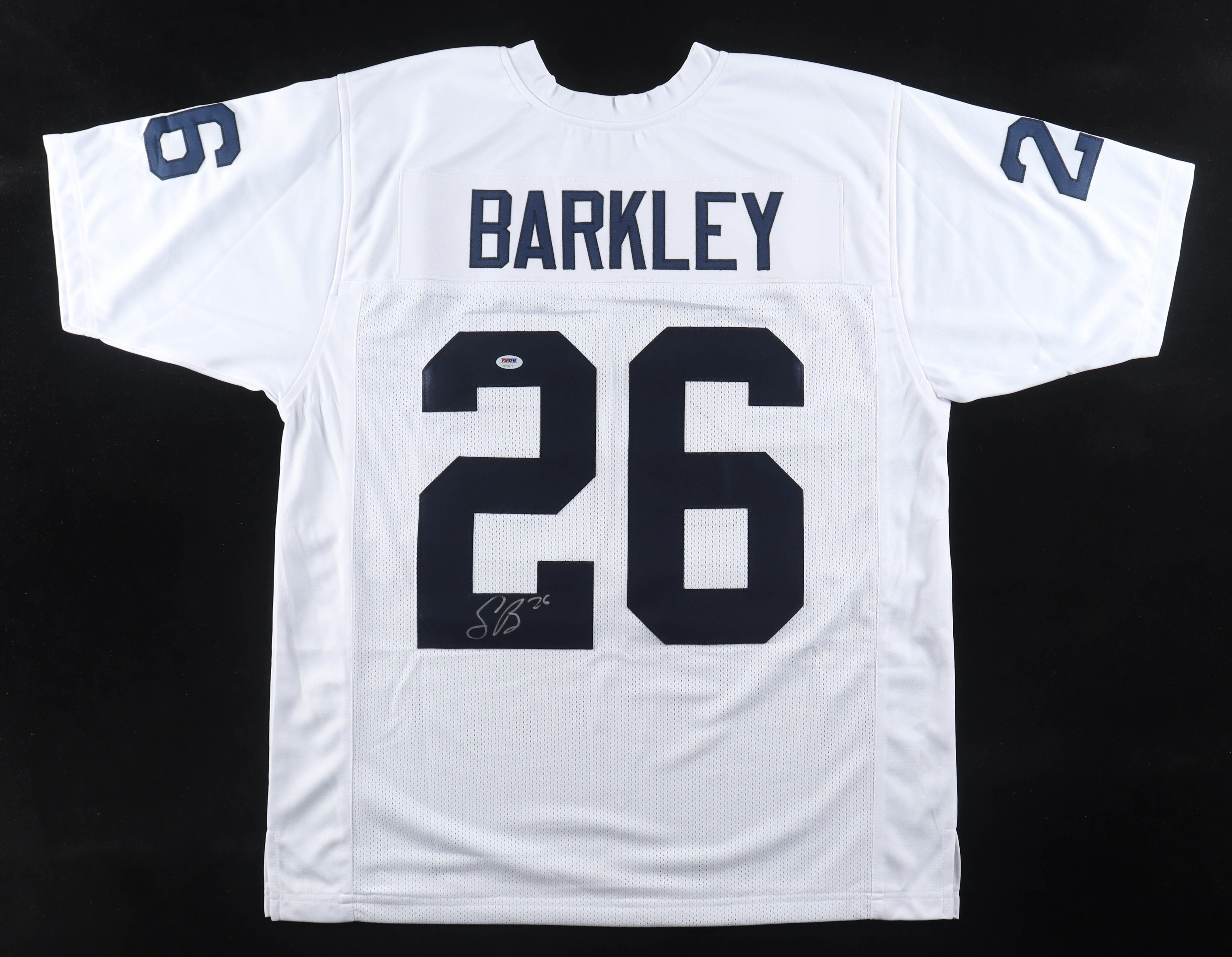 Saquon Barkley Signed Jersey (PSA) at PristineAuction.com Saquon Barkley Signed Jersey (PSA) at PristineAuction.com