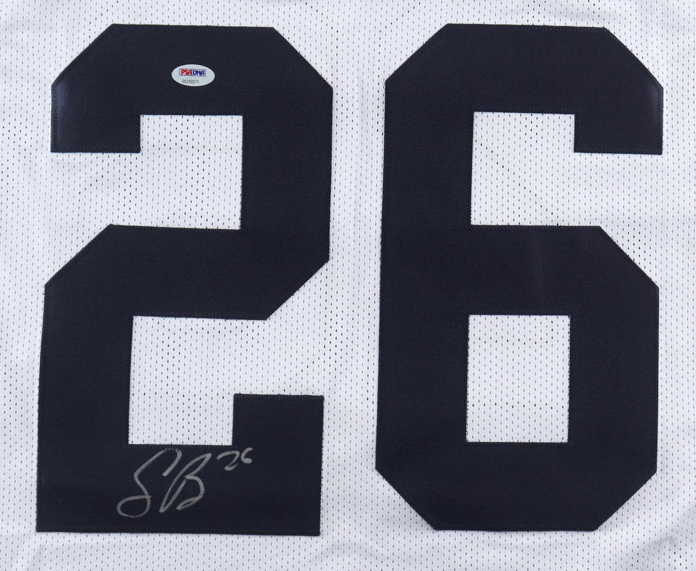 Saquon Barkley Signed Jersey (PSA) at PristineAuction.com Saquon Barkley Signed Jersey (PSA) at PristineAuction.com