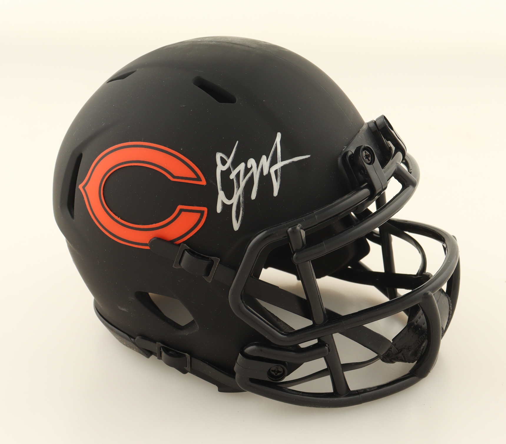 DJ Moore Signed Bears Eclipse Alternate Speed Mini Helmet (JSA) at PristineAuction.com DJ Moore Signed Bears Eclipse Alternate Speed Mini Helmet (JSA) at PristineAuction.com