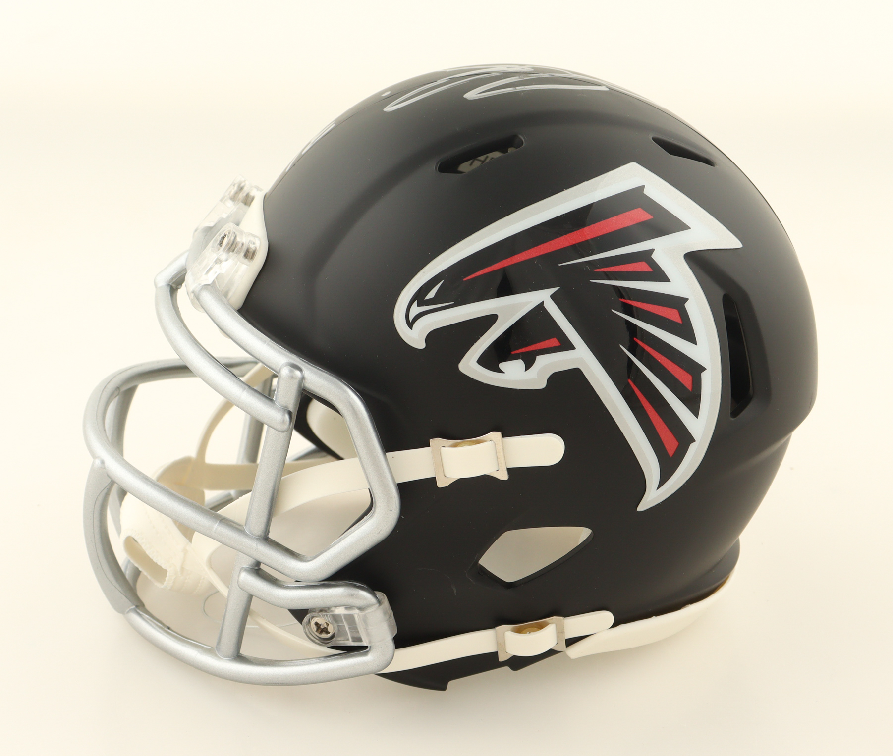Justin Simmons Signed Falcons Speed Mini Helmet (JSA) at PristineAuction.com Justin Simmons Signed Falcons Speed Mini Helmet (JSA) at PristineAuction.com