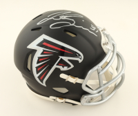 Justin Simmons Signed Falcons Speed Mini Helmet (JSA) at PristineAuction.com