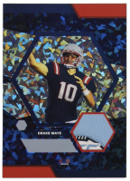 Drake Maye 2024 TruSport Jumbo Trucreator Cracked Ice #10 #JCDM JSY RC at PristineAuction.com