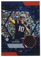 Drake Maye 2024 TruSport Jumbo Trucreator Cracked Ice #10 #JCDM JSY RC at PristineAuction.com